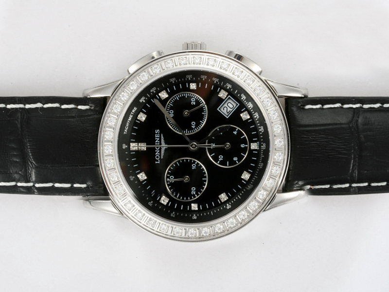 Longines Clous de Paris L2.704.4.16.3 Quartz Chronograph Mens 38mm Watch watches