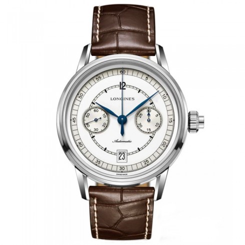 Longines Col-Wheel White Dial Automatic Men's Chronograph Watch L28004262 watches