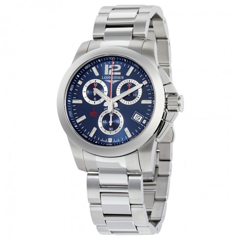 Longines Conquest Chrono Blue Dial Stainless Steel Men's Watch L3.700.4.96.6 watches