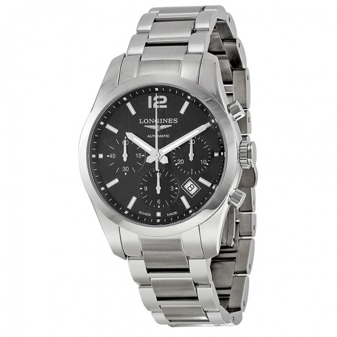 Longines Conquest Classic Automatic Black Dial Stainless Steel Men's Watch L2.786.4.56.6 watches