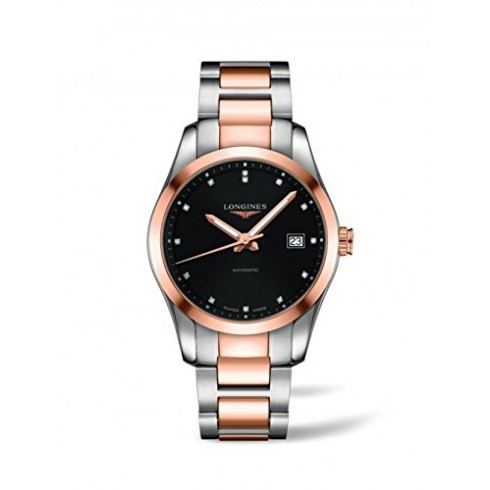 Longines Conquest Classic Black Diamond Dial Automatic Men's Watch L2.785.5.58.7 watches