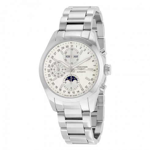 Longines Conquest Classic Silver Dial Chronograph Stainless Steel Men's Watch L2.798.4.72.6 watches