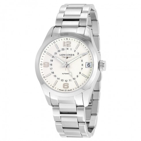 Longines Conquest Classic Silver Dial GMT Automatic Men's Watch L27994766 watches