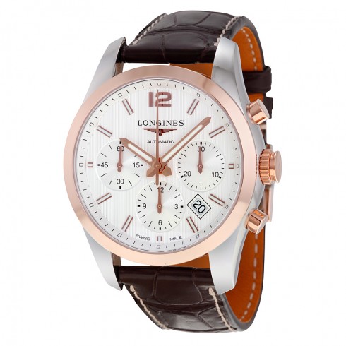 Longines Conquest Classic White Dial Chronograph Automatic Men's Watch L27865763 watches