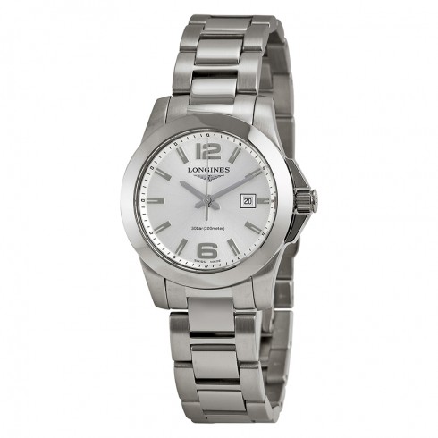 Longines Conquest Stainless Steel Ladies Watch L32774766 watches