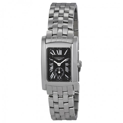 Longines Dolce Vita Black Dial Stainless Steel Ladies Watch L51554796 watches