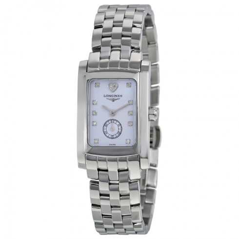 Longines Dolce Vita Blue Mother of Pearl Dial Stainless Steel Ladies Watch L51554926 watches