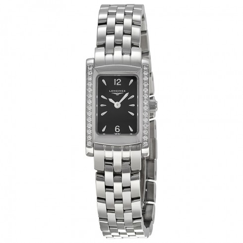 Longines DolceVita Black Dial Stainless Steel Ladies Watch L5.158.0.76.6 watches