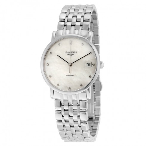 Longines Elegant Mother of Pearl Stainless Steel Automatic Men's Watch L4.809.4.87.6 watches