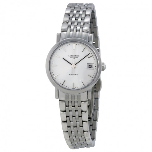 Longines Elegant White Dial Stainless Steel Ladies Watch L43094126 watches