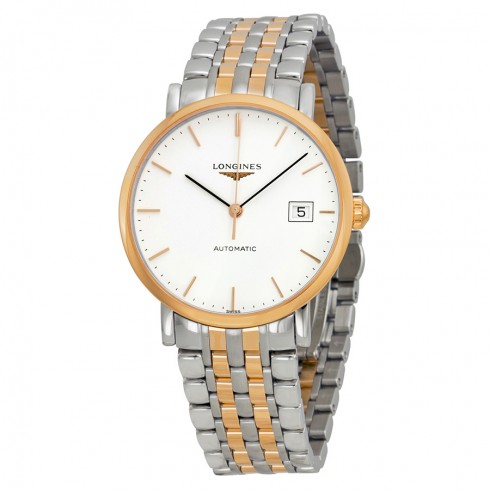 Longines Elegant White Dial Two-tone Watch L48105127 watches