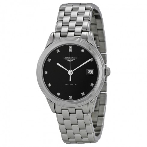 Longines Flagship Automatic Black Dial Stainless Steel Men's Watch L4.774.4.57.6 watches