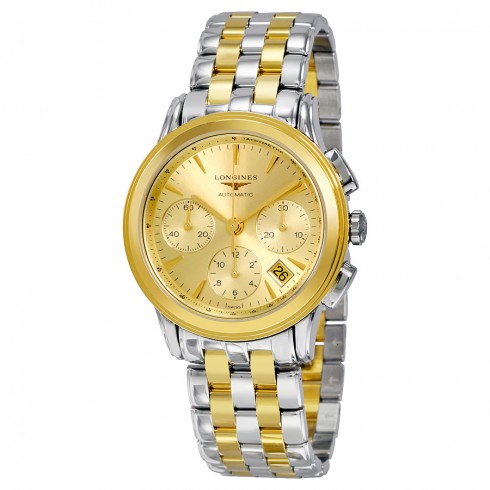 Longines Flagship Champagne Dial Two-tone Stainless Steel Men's Watch L4.803.3.32.7 watches