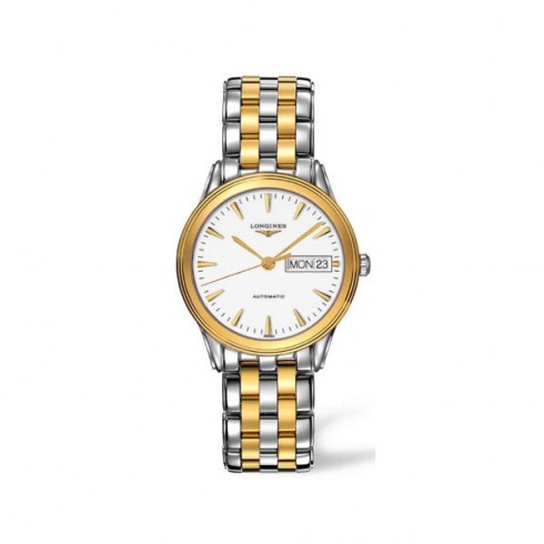Longines Flagship Silver - Gold Stainless Steel Band Automatic Men's Watch L47993227 watches