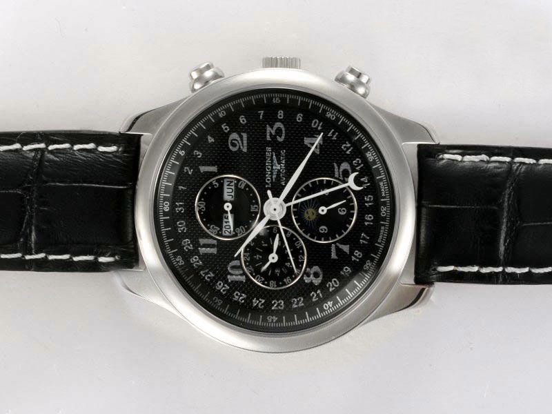 Longines Grande Vitesse L3.637.4.60.0 18K Gold Case Stainless Steel Bezel Midsize Watch watches