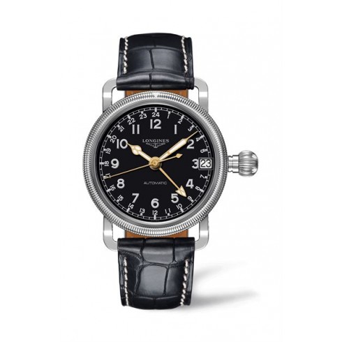 Longines Heritage Avigation Black Dial GMT Automatic Men's Watch L27784532 watches