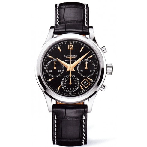 Longines Heritage Black Dial Chronograph Automatic Men's Watch L2.742.4.56.0 watches
