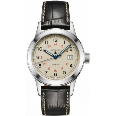 Longines Heritage Cream Dial Automatic Men's Watch L2.832.4.73.0 watches