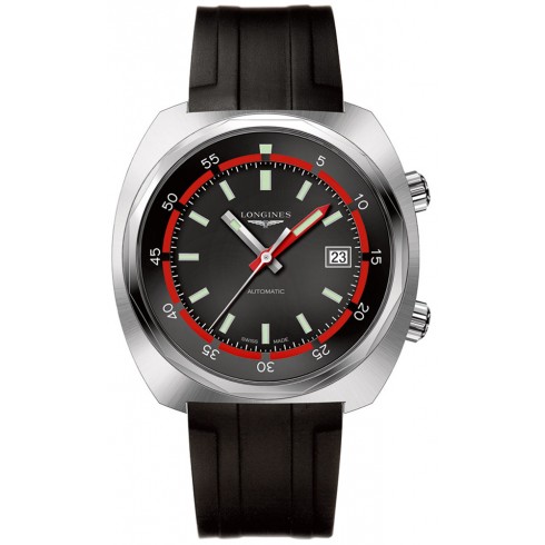 Longines Heritage Diver Black Dial Automatic Men's Watch L2.795.4.52.9 watches