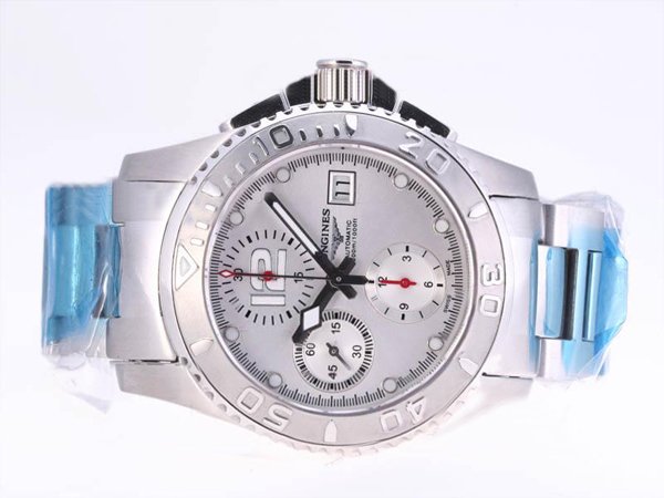 Longines Hydro-Conquest L3.644.4.56.6 Automatic Round Grey Dial Watch watches