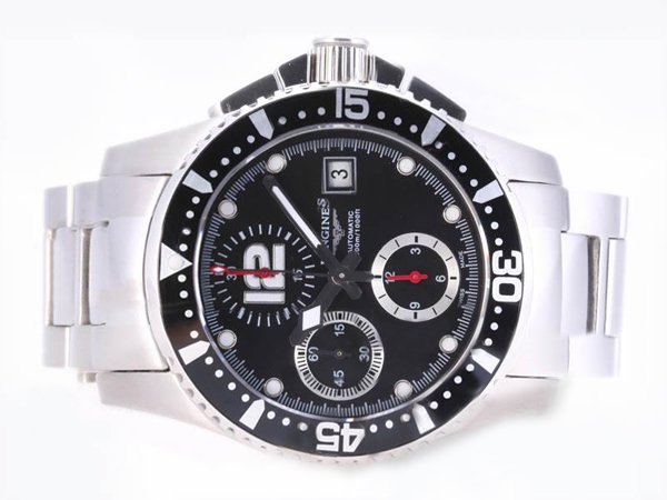 Longines Hydro-Conquest L3.644.4.56.6 Stainless Steel Case Round Mens Watch watches