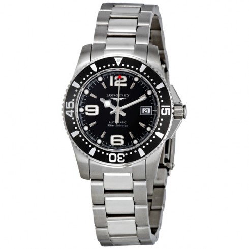 Longines HydroConquest Black Dial Automatic Stainless Steel Ladies Watch L328445 watches