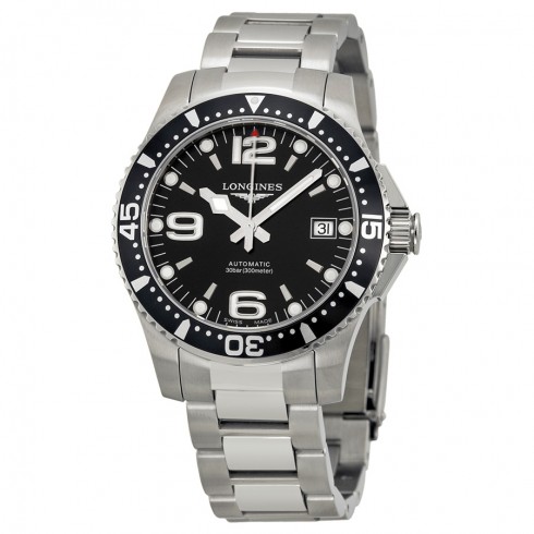 Longines Hydroconquest Sport Black Dial Stainless Steel Men's Watch L3.641.4.56.6 watches