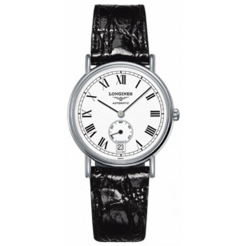 Longines La Grand Classic Presence White Dial Black Leather Watch L48044112 watches