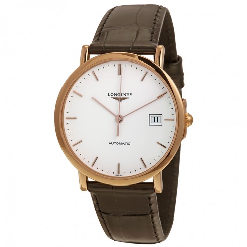 Longines La Grande Classique Automatic White Dial Black Leather Men's Watch L47878120 watches