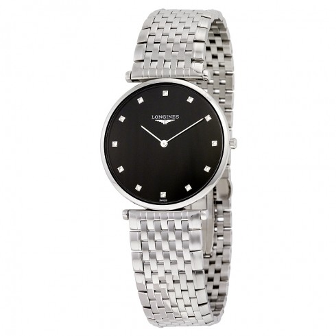 Longines La Grande Classique Black Dial Stainless Steel Men's Watch L47554586 watches