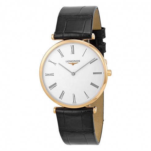 Longines La Grande Classique De Longines White Dial Black Leather Men's Watch L47091112 watches