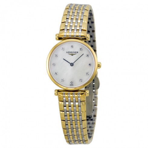 Longines La Grande Classique Diamond Mother of Pearl Two-Tone Steel Ladies Watch L42092877 watches