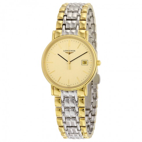Longines La Grande Classique Gold Dial Two-tone Men's Watch L47202327 watches