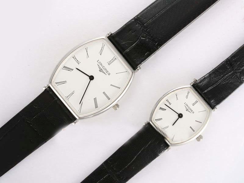 Longines La Grande Classique L4.205.4.11.6 Black Cow Leather Strap White Dial 40mm Watch watches