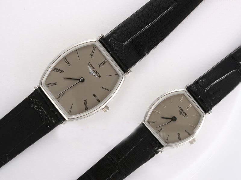 Longines La Grande Classique L4.205.4.11.6 Midsize Black Cow Leather Strap 42mm Watch watches