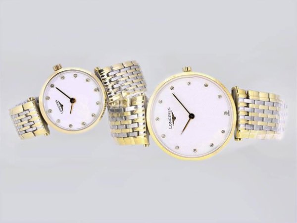 Longines La Grande Classique L4.241.0.80.6 34x24mm Gold Stainless Steel Strap Watch watches