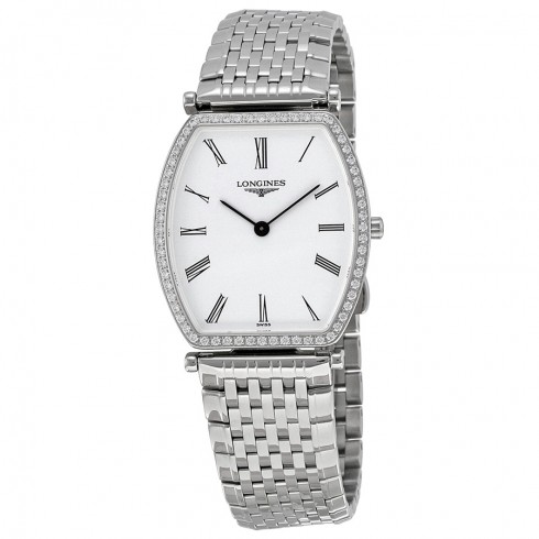 Longines La Grande Classique Tonneau White Dial Steel Ladies Watch L4.788.0.11.6 watches