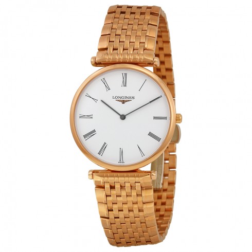 Longines La Grande Classique White Dial 18kt Rose Gold-plated Ladies Watch L47091918 watches