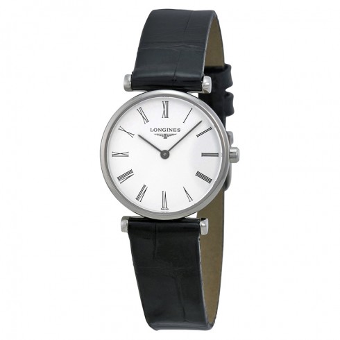 Longines La Grande Classique White Dial Black Leather Ladies Watch L4.209.4.11.2 watches