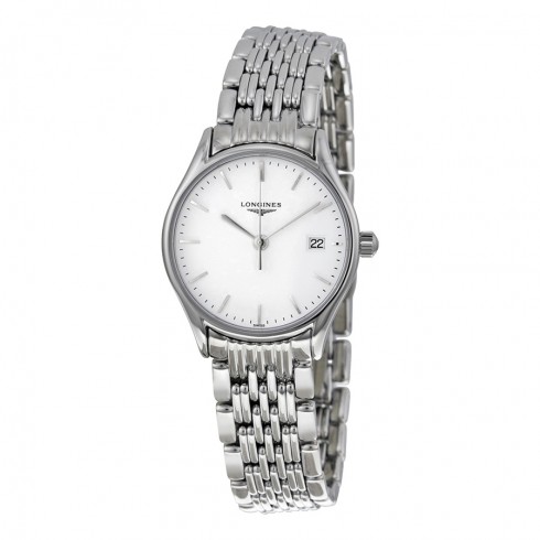 Longines La Grande Classique White Dial Ladies Stainless Steel Watch L42594126 watches