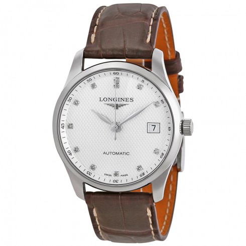Longines Master Austomatic Silver Dial Brown Leather Men's Watch L25184773 watches