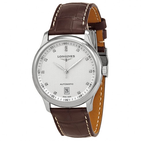 Longines Master Automatic Silver Dial Brown Laether Men's Watch L26284773 watches
