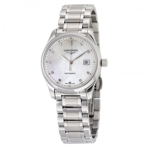 Longines Master Collection Automatic Mother of Pearl Dial Stainless Steel Ladies Watch L2.257.4.87.6 watches