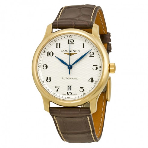 Longines Master Collection Automatic Silver Dial Brown Leather Men's Watch L26286783 watches