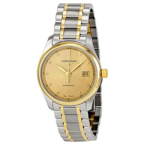Longines Master Collection Champagne Dial Two-tone Ladies Watch L22575377 watches
