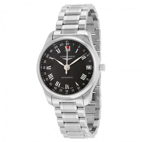 Longines Master Collection GMT Automatic Black Dial Stainless Steel Men's Watch L2.718.4.50.6 watches