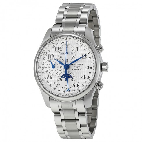 Longines Master Collection Silver Chronograph Dial Stainless Steel Men's Watch L27734786 watches