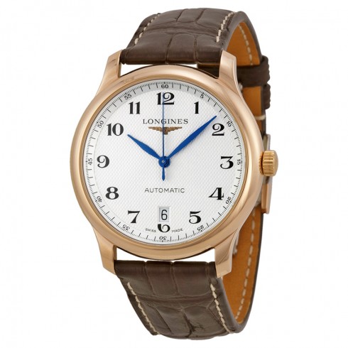 Longines Master Collection Silver Dial Brown Leather Men's Watch L26288783 watches