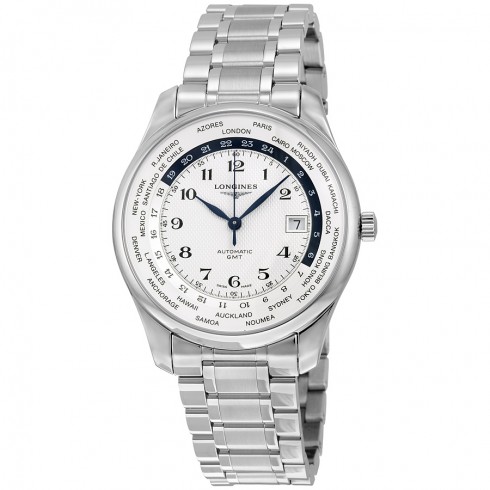 Longines Master Collection White Dial Automatic Men's GMT Watch L28024706 watches