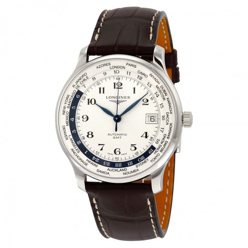 Longines Master Collection World Time Automatic GMT Steel Men's Watch L2.631.4.70.3 watches